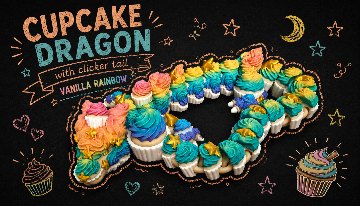 Cupcake Dragon with Clicker Tail