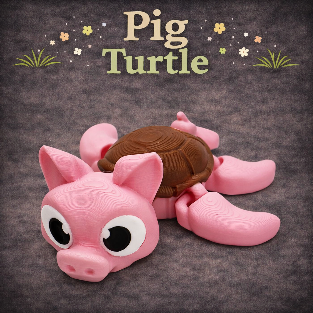Pig Turtle - Layered Vibes LLC
