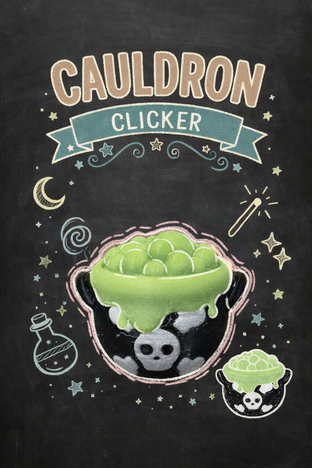 Cauldron Clicker with or without keychain - Layered Vibes LLC