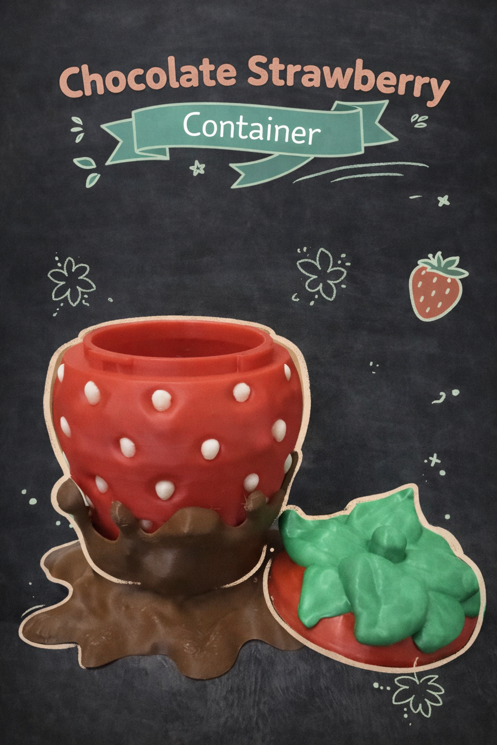 Chocolate Strawberry Container