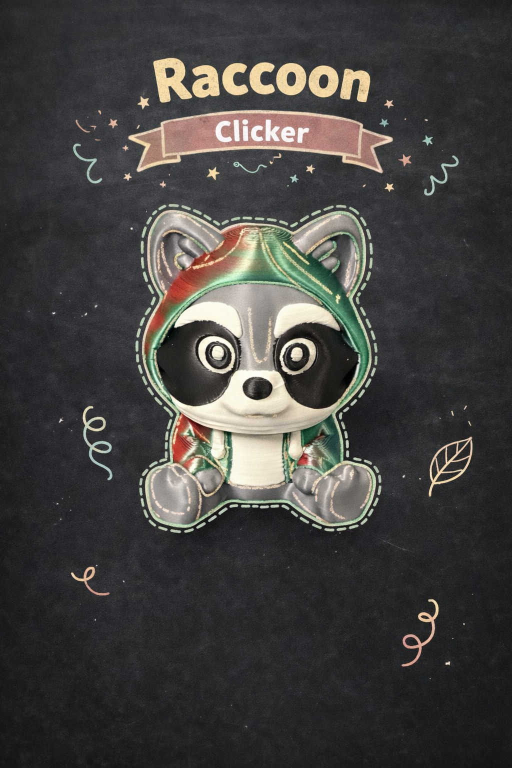 Raccoon Clicker - Layered Vibes LLC