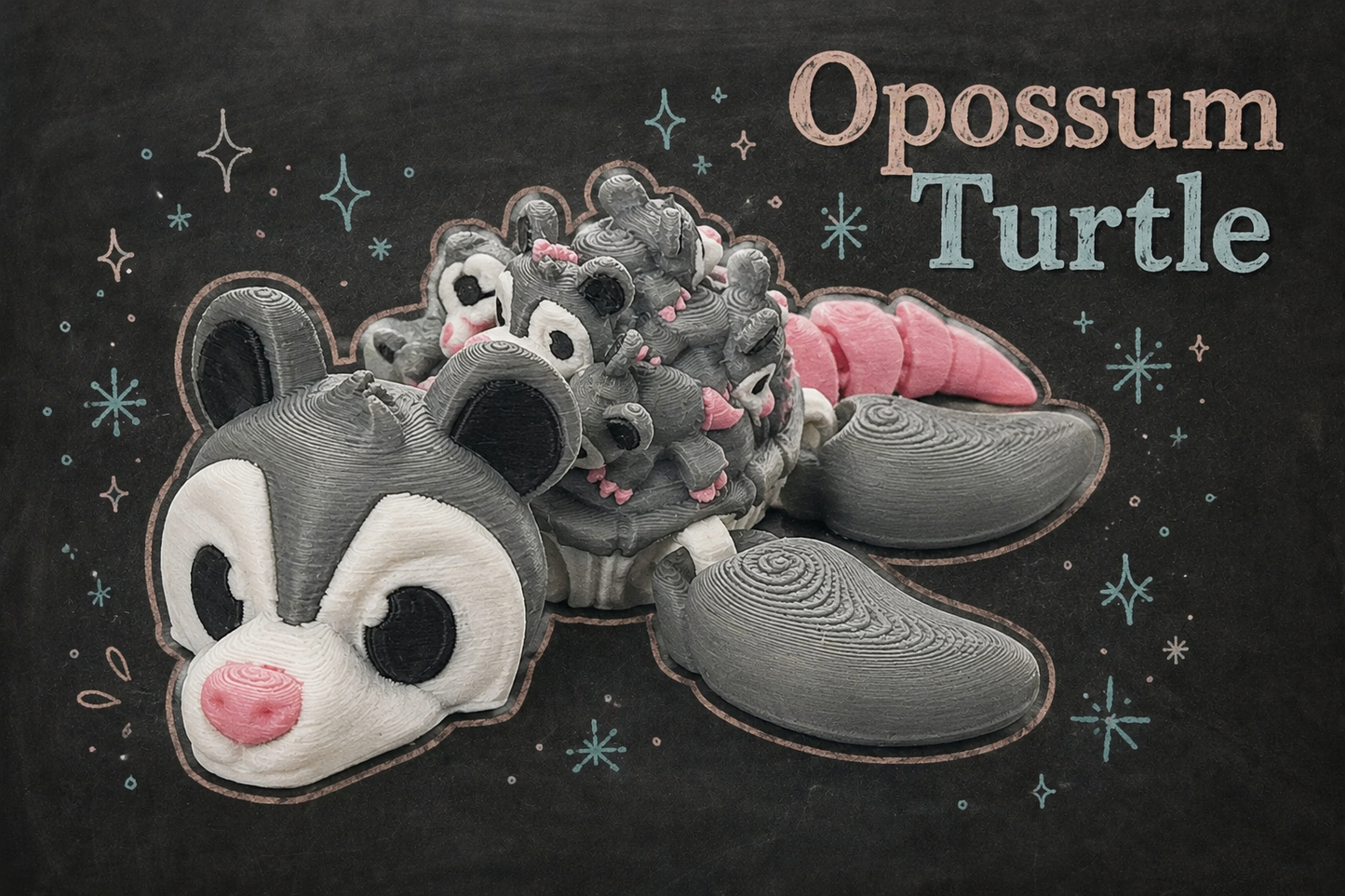 Opossum Turtle - Layered Vibes LLC
