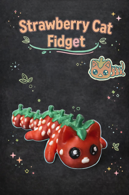 Strawberry Kitty fidget