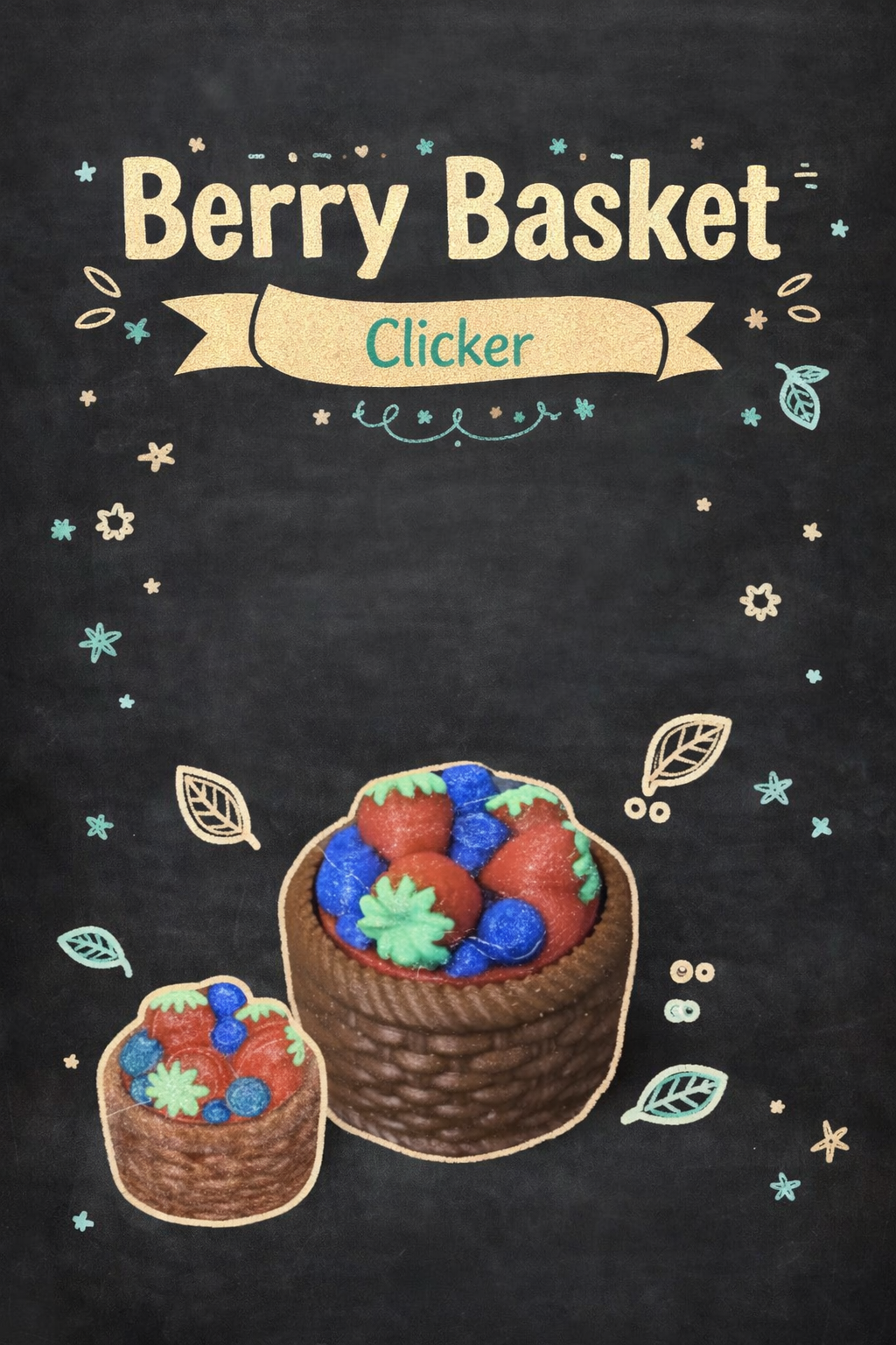 Basket of Berries Clicker with and without Keychain - Layered Vibes LLC