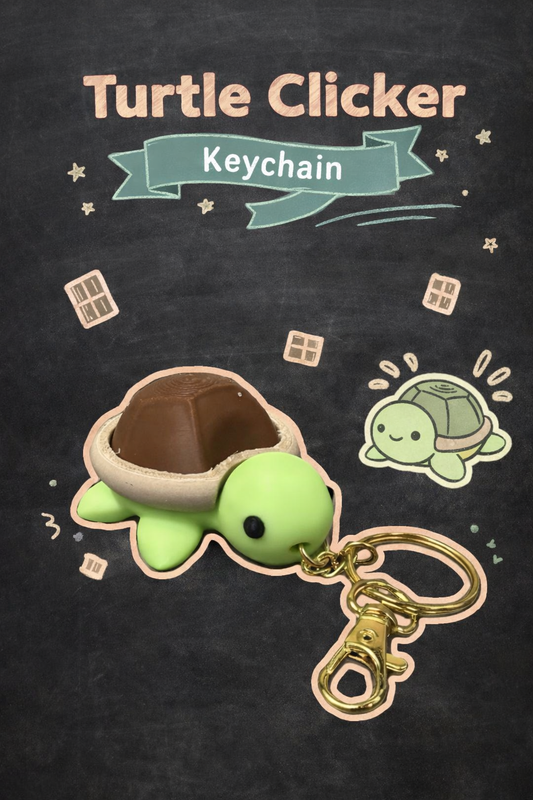 Turtle Clicker Keychain