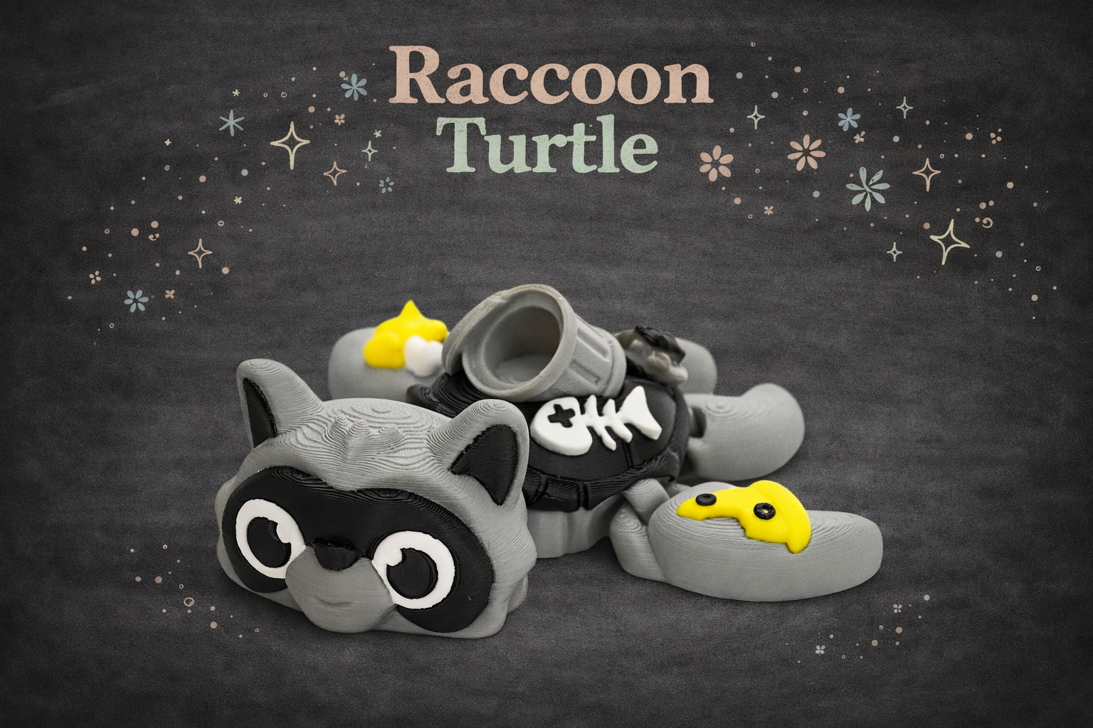 Raccoon Turtle - Layered Vibes LLC